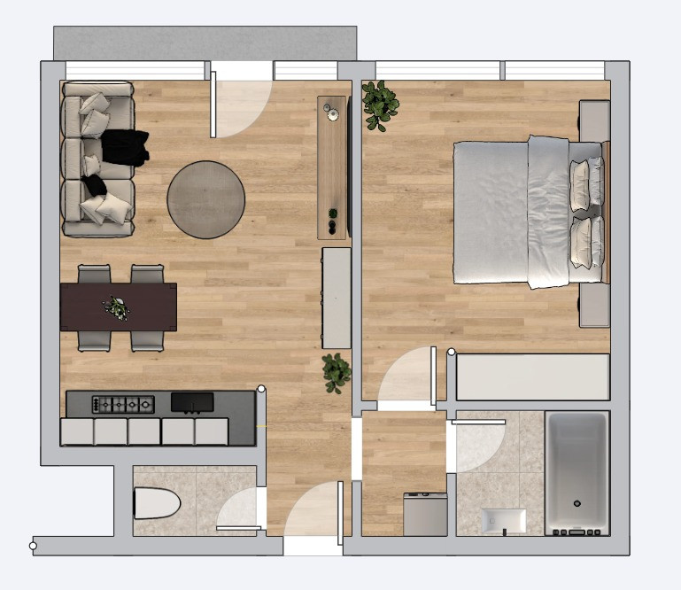 Dvojgarsónka na predaj, Podunajské Biskupice, Bratislava