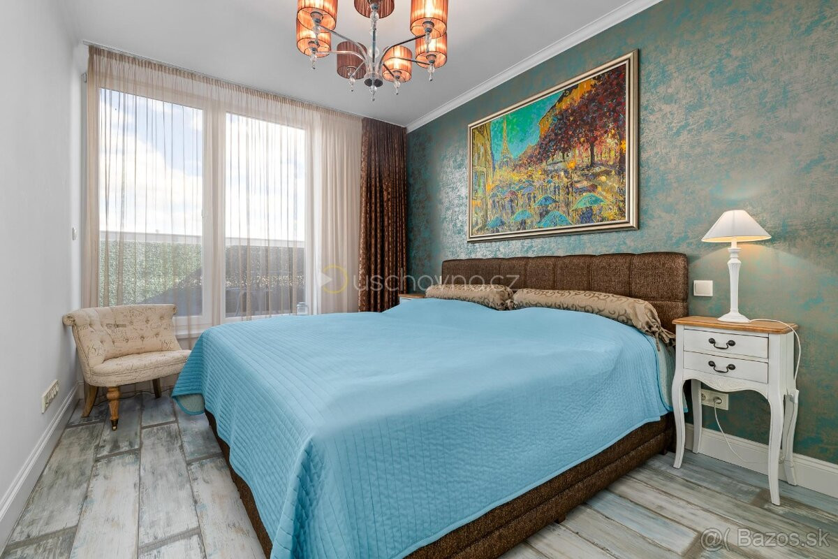 Na predaj luxusný 3-izbový byt s veľkou terasou v Bratislave-Slnečnice.