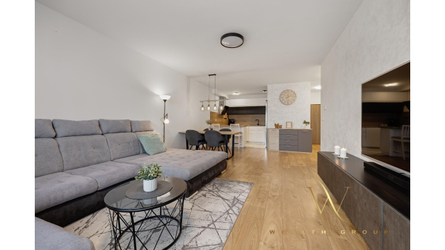 REZERVOVANÉ Senec (časť Senec Gardens) – na predaj novostavba 2 izbového nadšandardného bytu s parkovacím státim, loggiou a vlastným kúrením