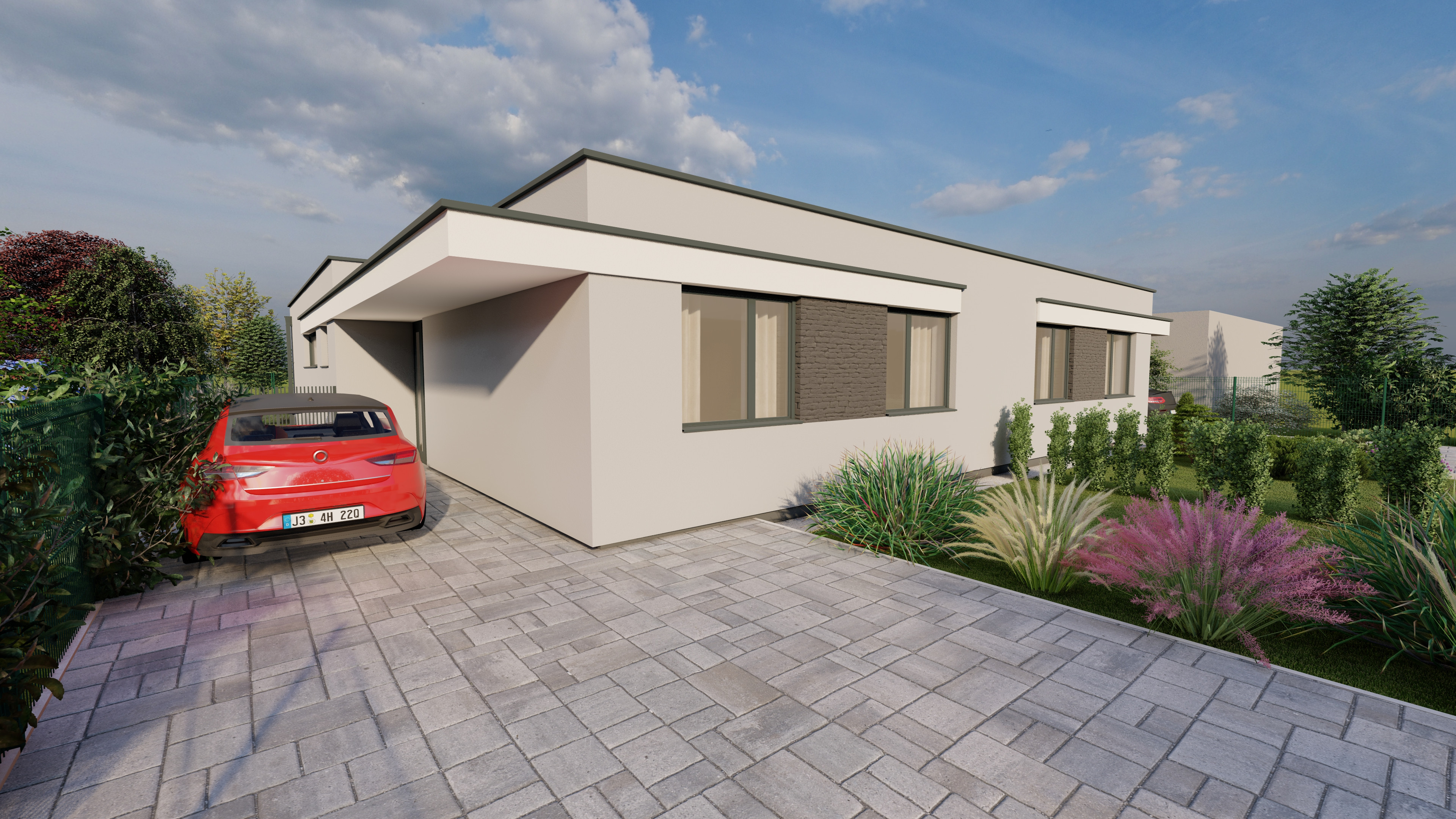 REZERVOVANÉ - Na predaj moderný 4-izbový rodinný dom s tepelným čerpadlom v obci Jablonec