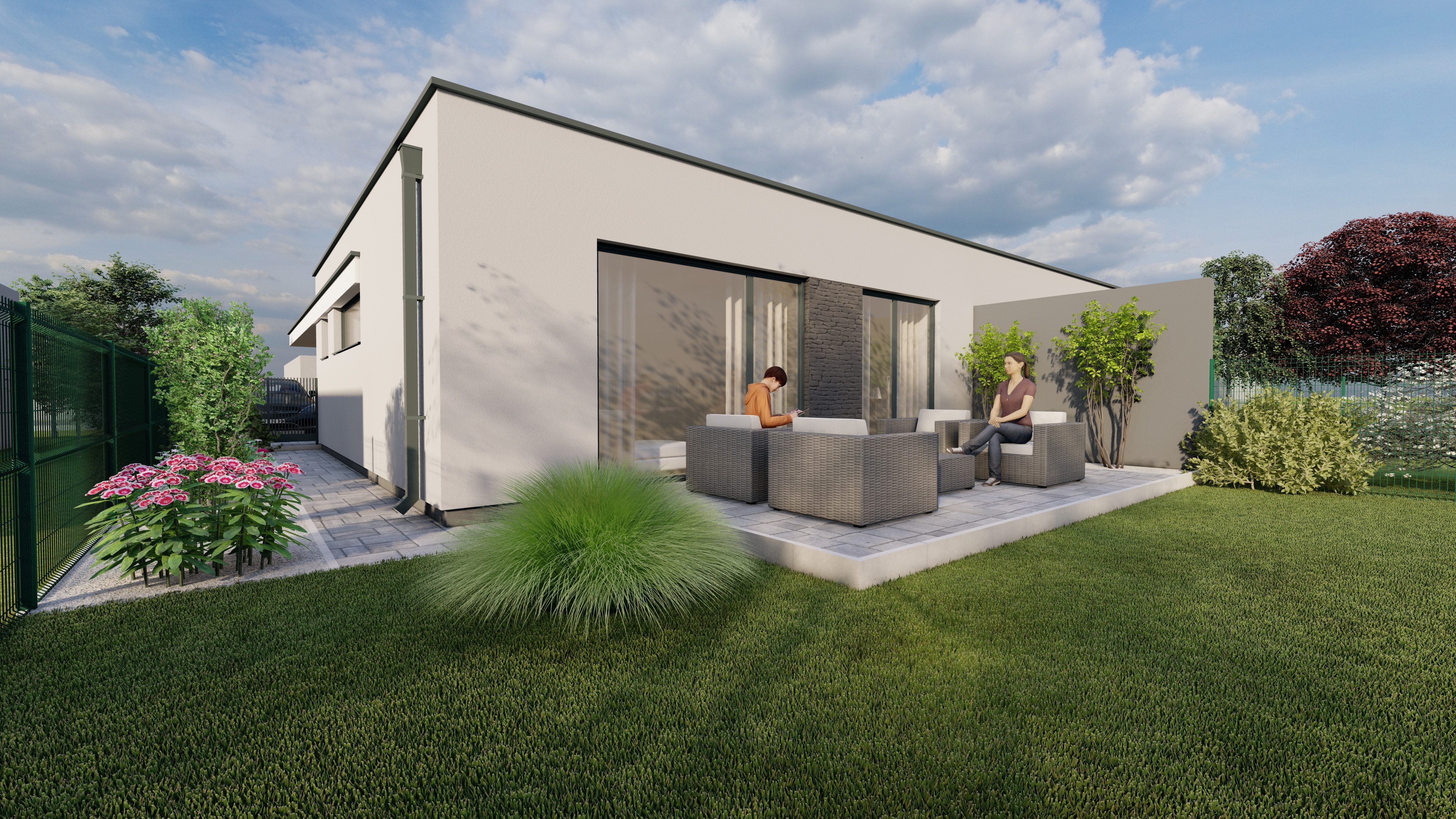 REZERVOVANÉ - Na predaj moderný 4-izbový rodinný dom s tepelným čerpadlom v obci Jablonec