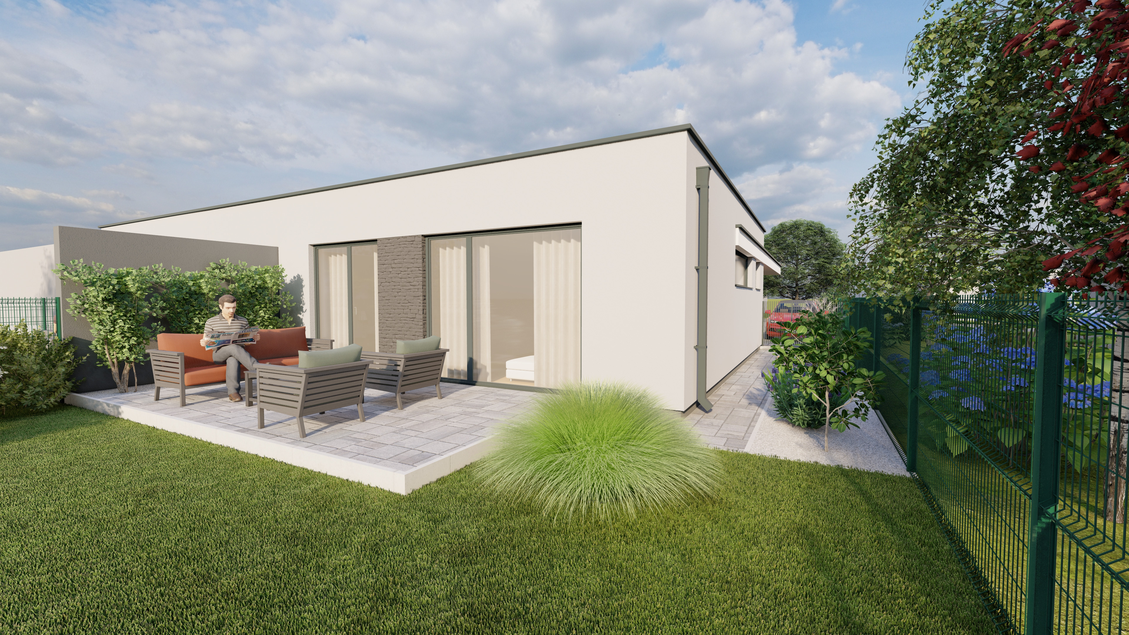 REZERVOVANÉ - Na predaj moderný 4-izbový rodinný dom s tepelným čerpadlom v obci Jablonec