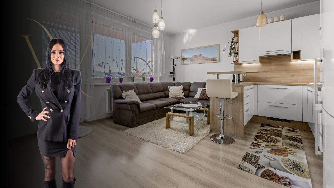 Slnečný 3-izbový byt s výhľadom na Karpaty v Slovenskom Grobe