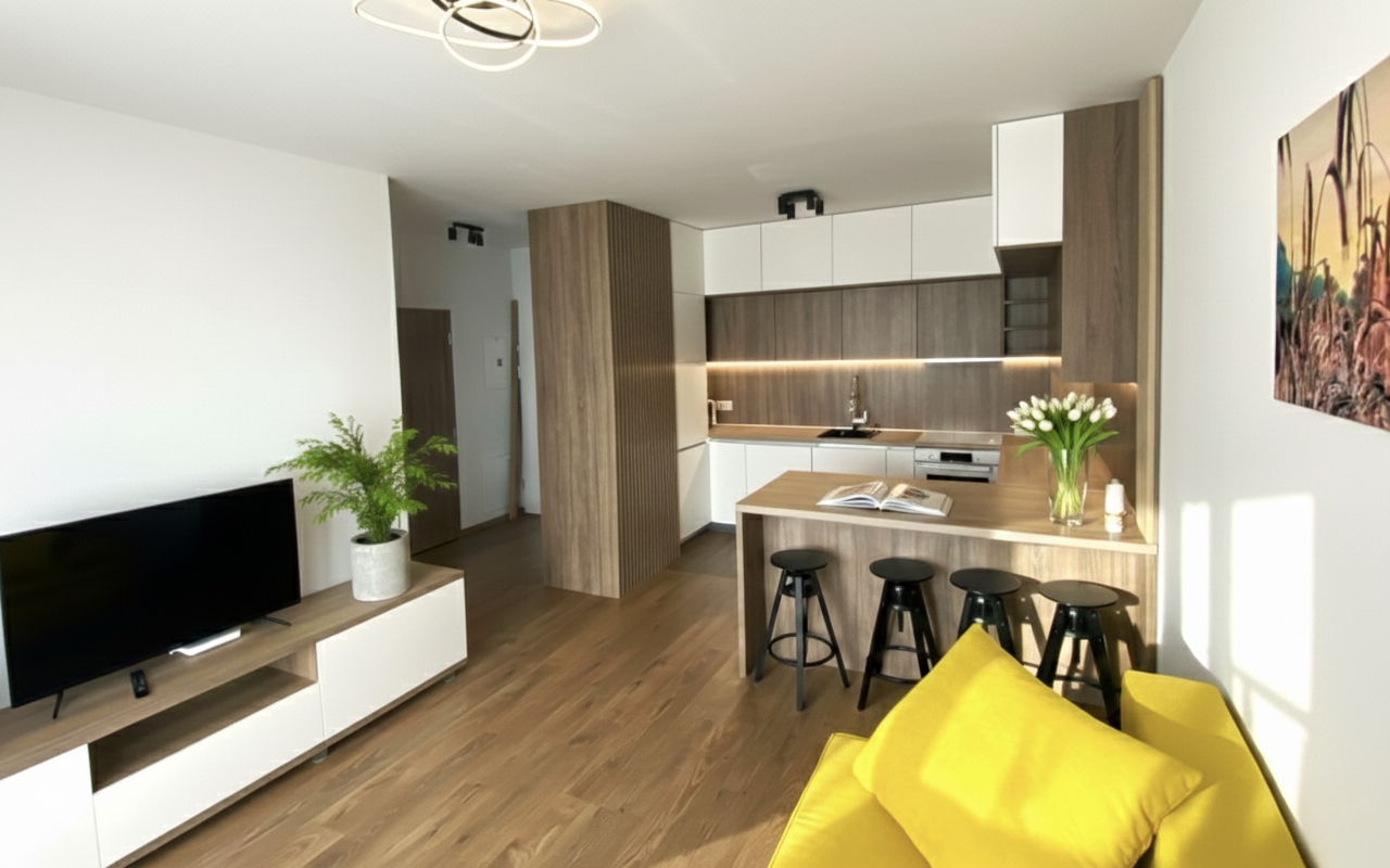 ŠTÝLOVÝ 2-IZBOVÝ BYT V NOVOSTAVBE S PARKOVANÍM