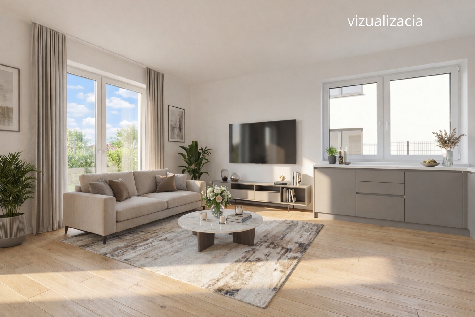 Veľkometrážny 2-izbový byt v novostavbe so záhradkou na predaj, Cífer-Pác