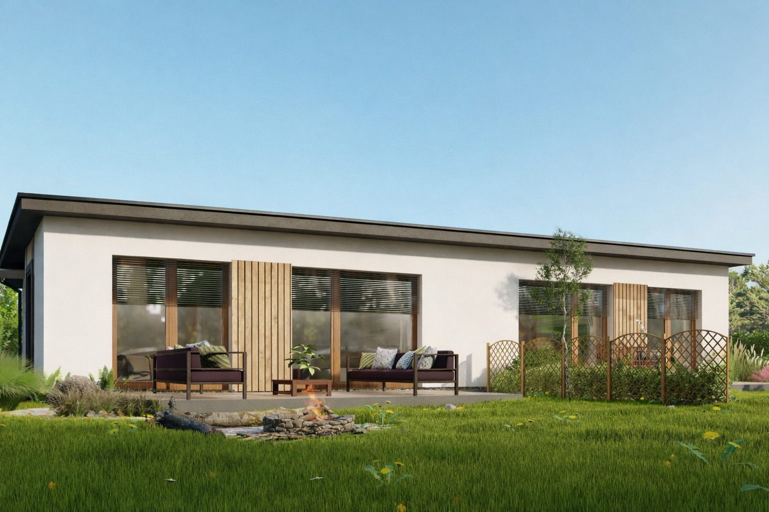 Na predaj dva praktické moderné 4-izbové domy v slepej uličke v obci Voderady