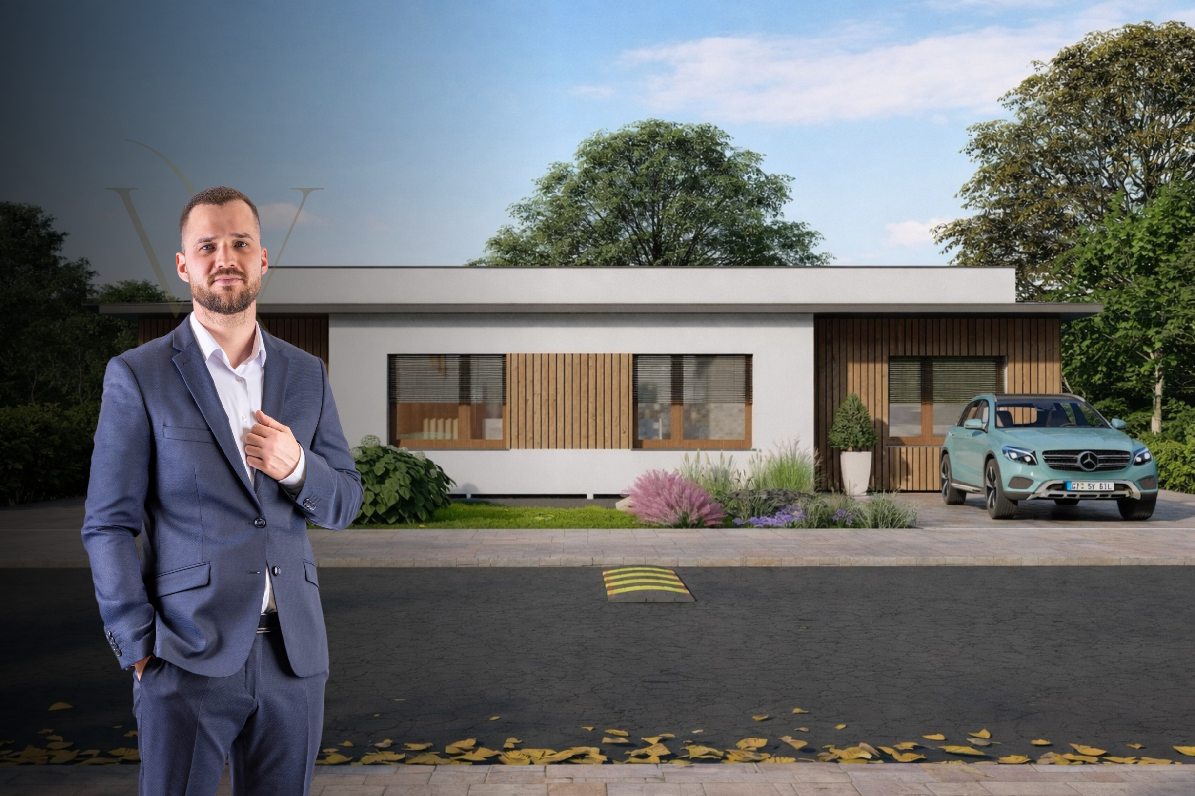 Na predaj dva praktické moderné 4-izbové domy v slepej uličke v obci Voderady