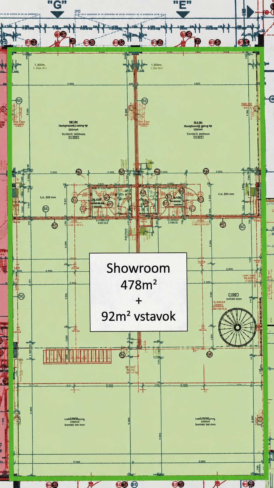 Skladovo-výrobný priestor na prenájom – 478m2