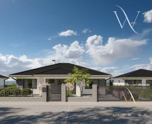 Kvetoslavov, okr. DS – na predaj POSLEDNÁ NOVOSTAVBA samostatného, 4i. tehlového RD – bungalov v súkromnej ulici, len 15 min. od Bratislavy