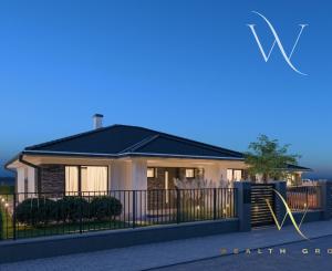 Kvetoslavov, okr. DS – na predaj POSLEDNÁ NOVOSTAVBA samostatného, 4i. tehlového RD – bungalov v súkromnej ulici, len 15 min. od Bratislavy