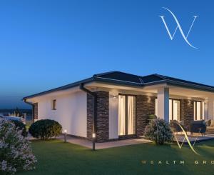 Kvetoslavov, okr. DS – na predaj POSLEDNÁ NOVOSTAVBA samostatného, 4i. tehlového RD – bungalov v súkromnej ulici, len 15 min. od Bratislavy