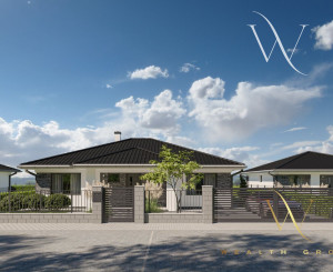 Kvetoslavov, okr. DS – POSLEDNÝ VOĽNÝ! - na predaj samostatná NOVOSTAVBA 5 izbového, tehlového RD – bungalov v súkromnej ulici, len 15 min. od Bratislavy