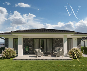 Kvetoslavov, okr. DS – POSLEDNÝ VOĽNÝ! - na predaj samostatná NOVOSTAVBA 5 izbového, tehlového RD – bungalov v súkromnej ulici, len 15 min. od Bratislavy