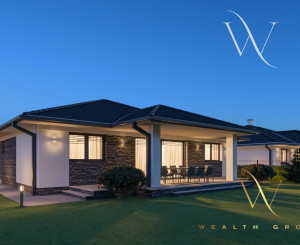 Kvetoslavov, okr. DS – POSLEDNÝ VOĽNÝ! - na predaj samostatná NOVOSTAVBA 5 izbového, tehlového RD – bungalov v súkromnej ulici, len 15 min. od Bratislavy