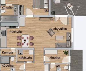 Na predaj krásny 4 izbový bungalov v obci Láb, okr. Malacky