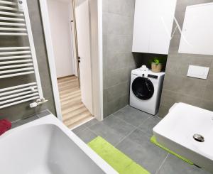 TRNAVA – NA PRENÁJOM nový 2 izbový byt s garážovým státím v lukratívnom a modernom projekte PRÚDY.