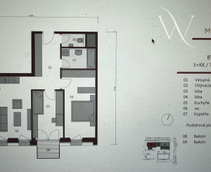 Na predaj moderný 3 izbový byt v v projekte Metropolis-Bratislava