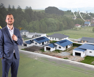 Na predaj 3 moderné nízkoenergetické rodinné domy v obci Valča