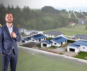 Na predaj 3 moderné nízkoenergetické rodinné domy v obci Valča