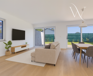 Tureň, okr. Senec – NA PREDAJ NOVOSTAVBA –  tehlový 4 izbový, samostatne stojací, nízkoenergetický rodinný dom