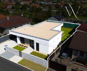 Tureň, okr. Senec – NA PREDAJ NOVOSTAVBA –  tehlový 4 izbový, samostatne stojací, nízkoenergetický rodinný dom