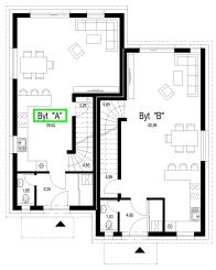 Na predaj nízkoenergetická novostavba 4-izbového rodinného domu
