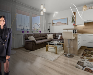 Slnečný 3-izbový byt s výhľadom na Karpaty v Slovenskom Grobe