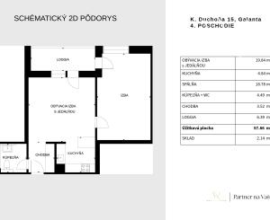 NA PREDAJ moderný 2-izbový byt v projekte  GALANTA West