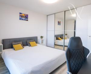 Na PREDAJ moderný 3-izbový byt s balkónom (87,56 m2) a dvoma garážovými státiami v novostavbe TAMMI, Bratislava Dúbravka