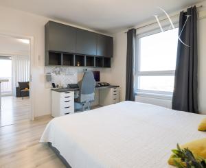 Na PREDAJ moderný 3-izbový byt s balkónom (87,56 m2) a dvoma garážovými státiami v novostavbe TAMMI, Bratislava Dúbravka