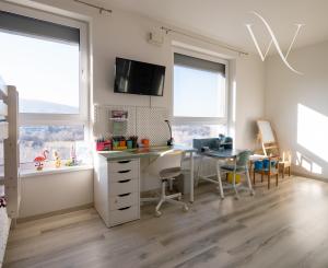 Na PREDAJ moderný 3-izbový byt s balkónom (87,56 m2) a dvoma garážovými státiami v novostavbe TAMMI, Bratislava Dúbravka