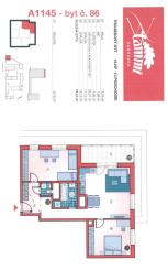 Na PREDAJ moderný 3-izbový byt s balkónom (87,56 m2) a dvoma garážovými státiami v novostavbe TAMMI, Bratislava Dúbravka