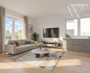 Veľkometrážny 2-izbový byt v novostavbe so záhradkou na predaj, Cífer-Pác