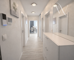 Hamuliakovo, okr. SC- NA PREDAJ 3 izbový byt s terasou, záhradou a dvomi parkovacími státiami.