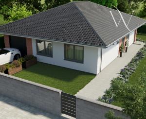 Na predaj nadštandardný moderný 4-izbový rodinný dom s garážou a tepelným čerpadlom, Hrubá Borša