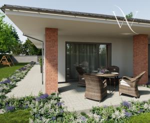 Na predaj nadštandardný moderný 4-izbový rodinný dom s garážou a tepelným čerpadlom, Hrubá Borša