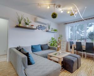 HRUBÁ BORŠA, OKR. SENEC - NA PREDAJ 4 izbový byt s vlastným kúrením a garážou.