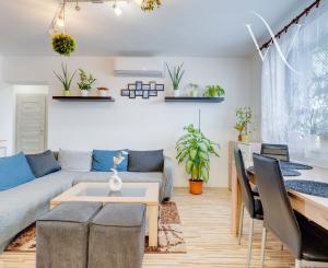 HRUBÁ BORŠA, OKR. SENEC - NA PREDAJ 4 izbový byt s vlastným kúrením a garážou.