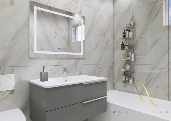 Kvetoslavov, okr. DS – na predaj samostatná NOVOSTAVBA 4 izbového, tehlového RD – bungalov v súkromnej ulici, len 15 min. od Bratislavy