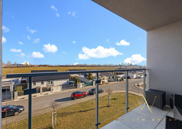 REZERVOVANÝ Senec (časť Senec Gardens) – na predaj novostavba 2 izbového nadšandardného bytu s parkovacím státim, loggiou a vlastným kúrením