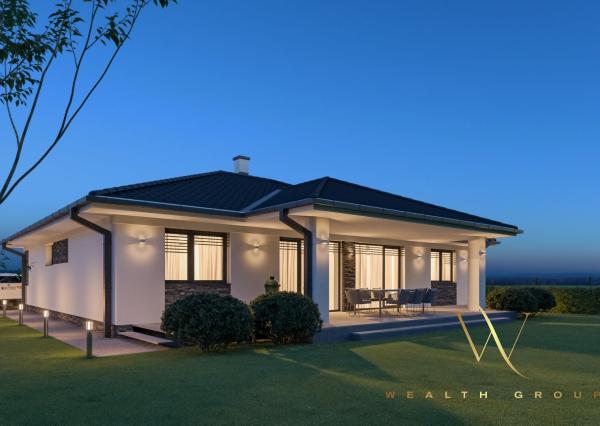 Kvetoslavov, okr. DS – na predaj POSLEDNÁ NOVOSTAVBA samostatného, 4i. tehlového RD – bungalov v súkromnej ulici, len 15 min. od Bratislavy