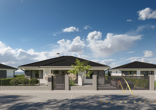 Kvetoslavov, okr. DS – POSLEDNÝ VOĽNÝ! - na predaj samostatná NOVOSTAVBA 5 izbového, tehlového RD – bungalov v súkromnej ulici, len 15 min. od Bratislavy