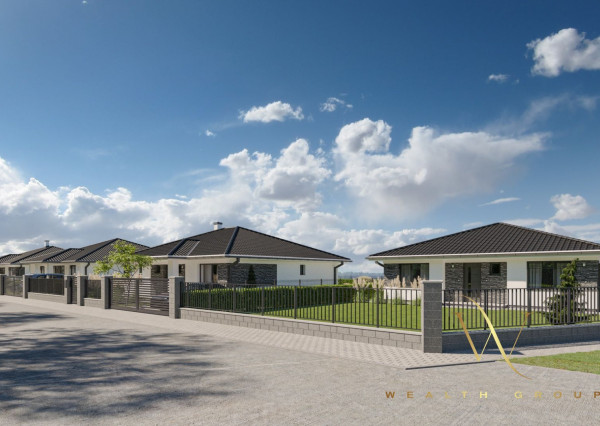 Kvetoslavov, okr. DS – POSLEDNÝ VOĽNÝ! - na predaj samostatná NOVOSTAVBA 5 izbového, tehlového RD – bungalov v súkromnej ulici, len 15 min. od Bratislavy