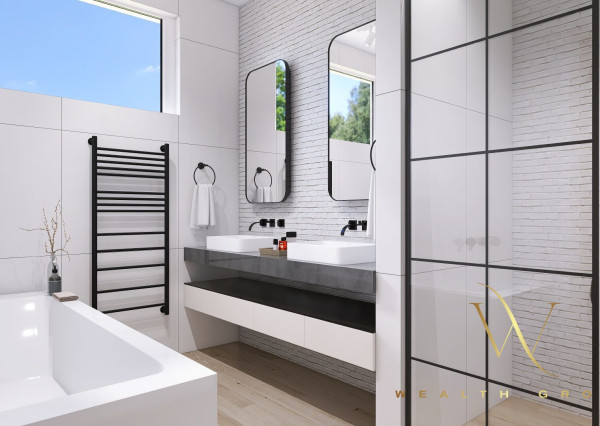 Kvetoslavov, okr. DS – POSLEDNÝ VOĽNÝ! - na predaj samostatná NOVOSTAVBA 5 izbového, tehlového RD – bungalov v súkromnej ulici, len 15 min. od Bratislavy