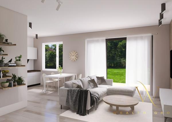 Kvetoslavov, okr. DS – na predaj samostatná NOVOSTAVBA 4 izbového, tehlového RD – bungalov v súkromnej ulici, len 15 min. od Bratislavy