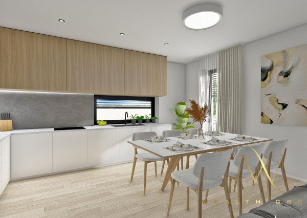 Jelka, okr. GA – POSLEDNÉ 2 RD VOĽNÉ! na predaj SKOLAUDOVANÉ samostatné, tehlové novostavby 4 izbových RD