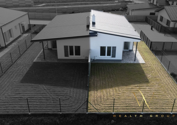 REZERVOVANÝ Na predaj 3 izbový bungalov v novej lokalite v obci Láb