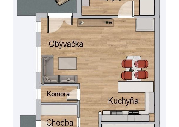 REZERVOVANÝ Na predaj 3 izbový bungalov v novej lokalite v obci Láb