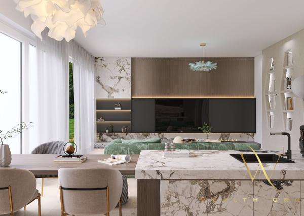 4 - izbová novostavba rodinného domu v obci Zvončín, na predaj