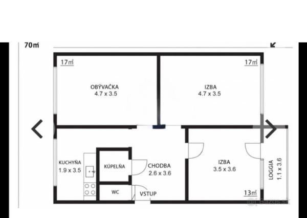 SENEC – NA PREDAJ plnohodnotný, klimatizovaný a rekonštruovaný 3 izbový byt s bezproblémovým parkovaním